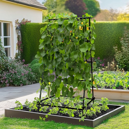 Thicker iron garden trellis - iron,