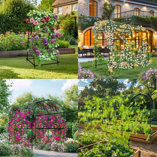 Extra tall garden trellis - garden,