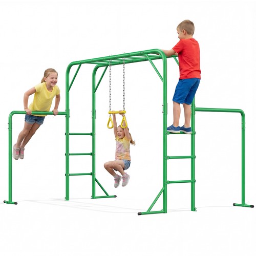 Monkey bar set with climbing - monkey,