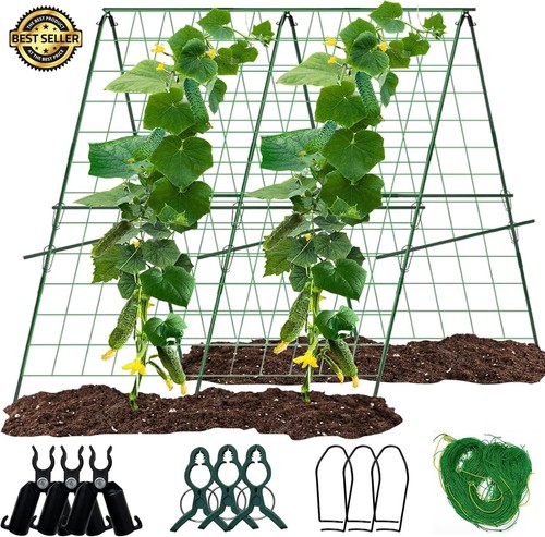 Metal frame garden trellis - metal,