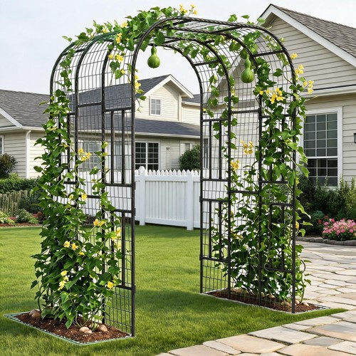 3ft metal garden arch - garden,