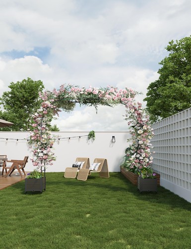 8ft garden arch trellis - arch,