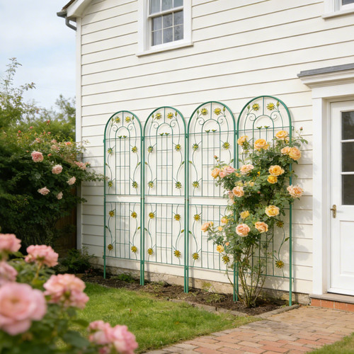 Pack rustproof metal garden - 4,