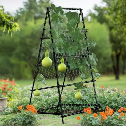 Metal garden trellis arch - garden,
